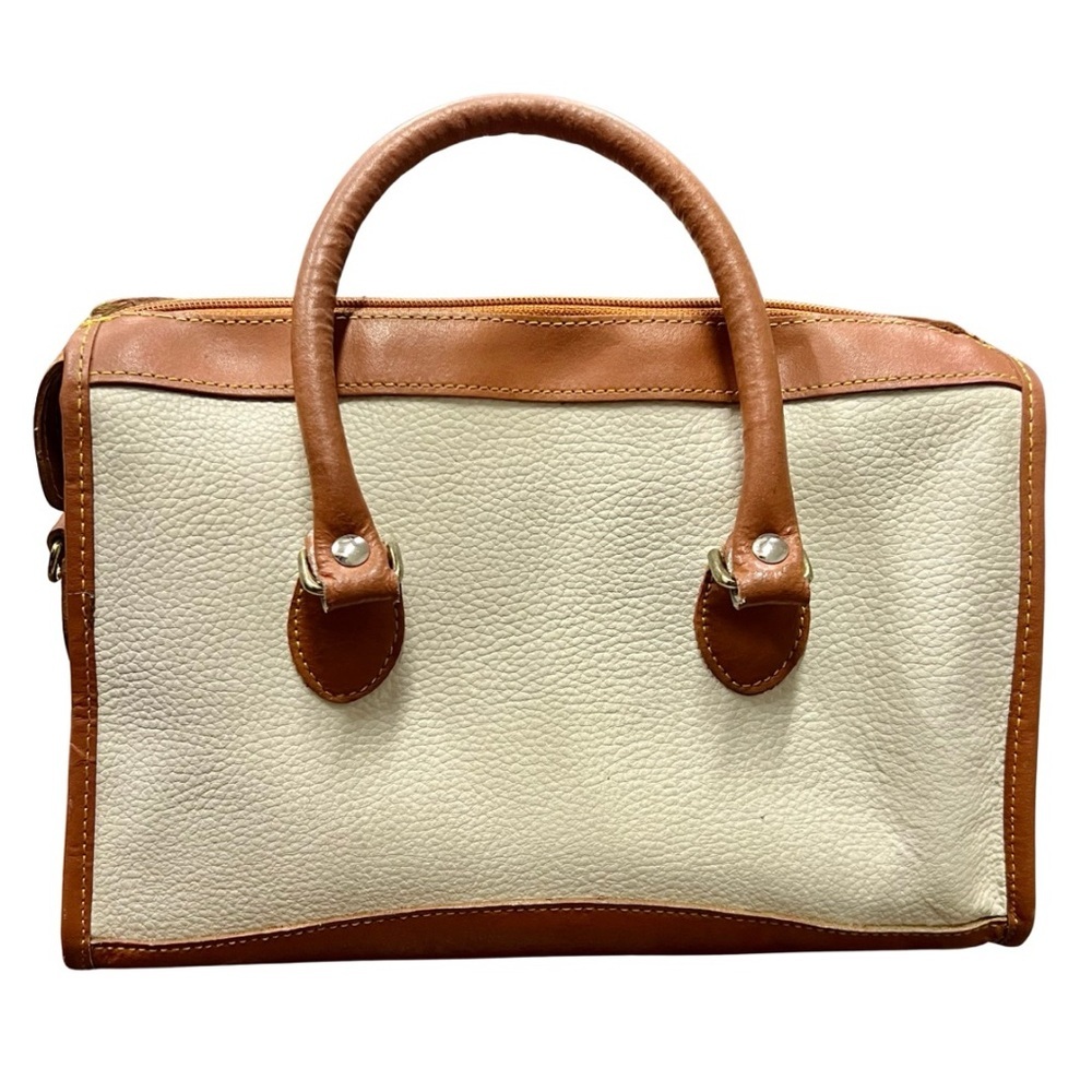 👜 Dooney & Bourke All Weather Leather Satchel – Vintage - Picture 4 of 16
